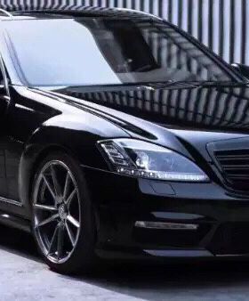 适用于奔驰S级W221 S300S350改装S65AMG运动款大包围前杠后杠侧群