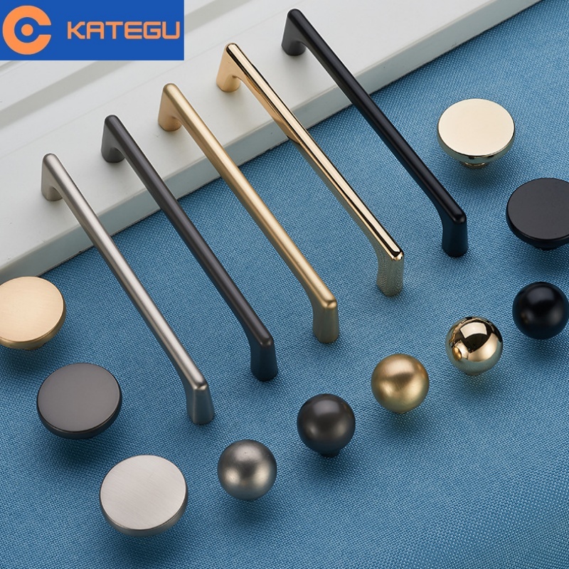 卡特固简约金色灰色衣柜柜门拉手欧式橱柜抽屉柜子衣柜梳妆台把手