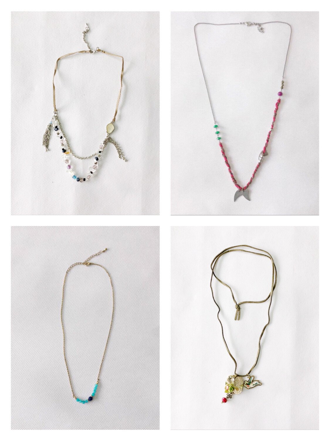 圣迪折扣 时尚百搭合金项链 个性艺术毛衣链 简约大方饰品