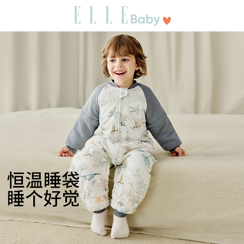 100%棉法国婴儿睡袋四季通用