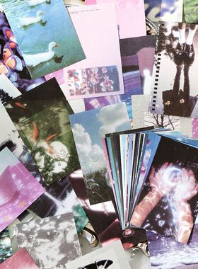 长篇梦境系列mini素材纸本ins风梦幻造景素材手账拼贴素材装饰