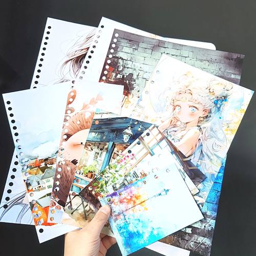 可来图定制各尺寸封面A4A5B5A7M5封面200g铜版纸单图定制本子封面