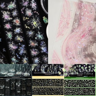 分装花海流燕雨落四叶草之链星星之链璀璨烟火基础款百搭手帐胶带