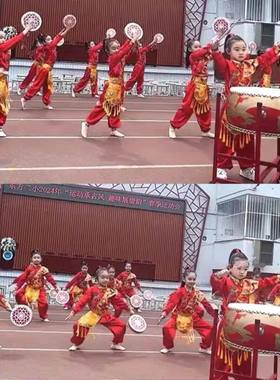 儿童盛世欢腾演出服太平女儿鼓表演服鼓舞少年象王行打鼓服腰鼓舞