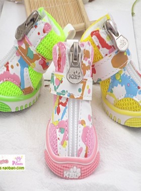 KBL狗狗鞋子宠物鞋子泰迪鞋子比熊贵宾小型犬鞋 软底不掉小狗鞋子