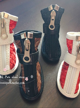 狗狗鞋子小型狗博美泰迪鞋子宠物鞋软底四季鞋不易掉狗鞋子大型