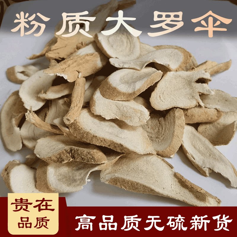 粉罗伞中药材500g玉郎伞粉质大罗伞龙眼参小牛力新鲜干货中草药