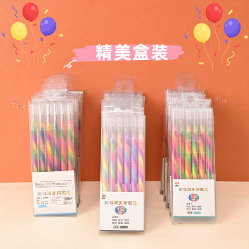 直液式彩虹闪光荧光笔
