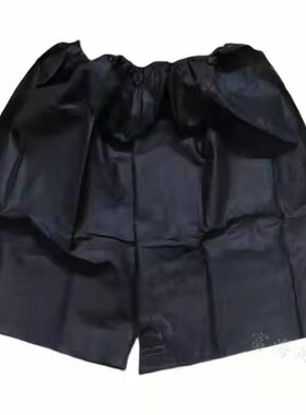 一次性黑色桑拿短裤美容院篮色无纺布平角内裤足浴按摩源头厂直销