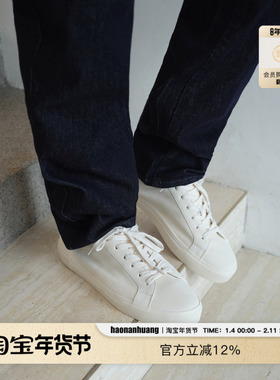 haonanhuang BC老钱风低帮休闲复古牛皮绒面休闲鞋