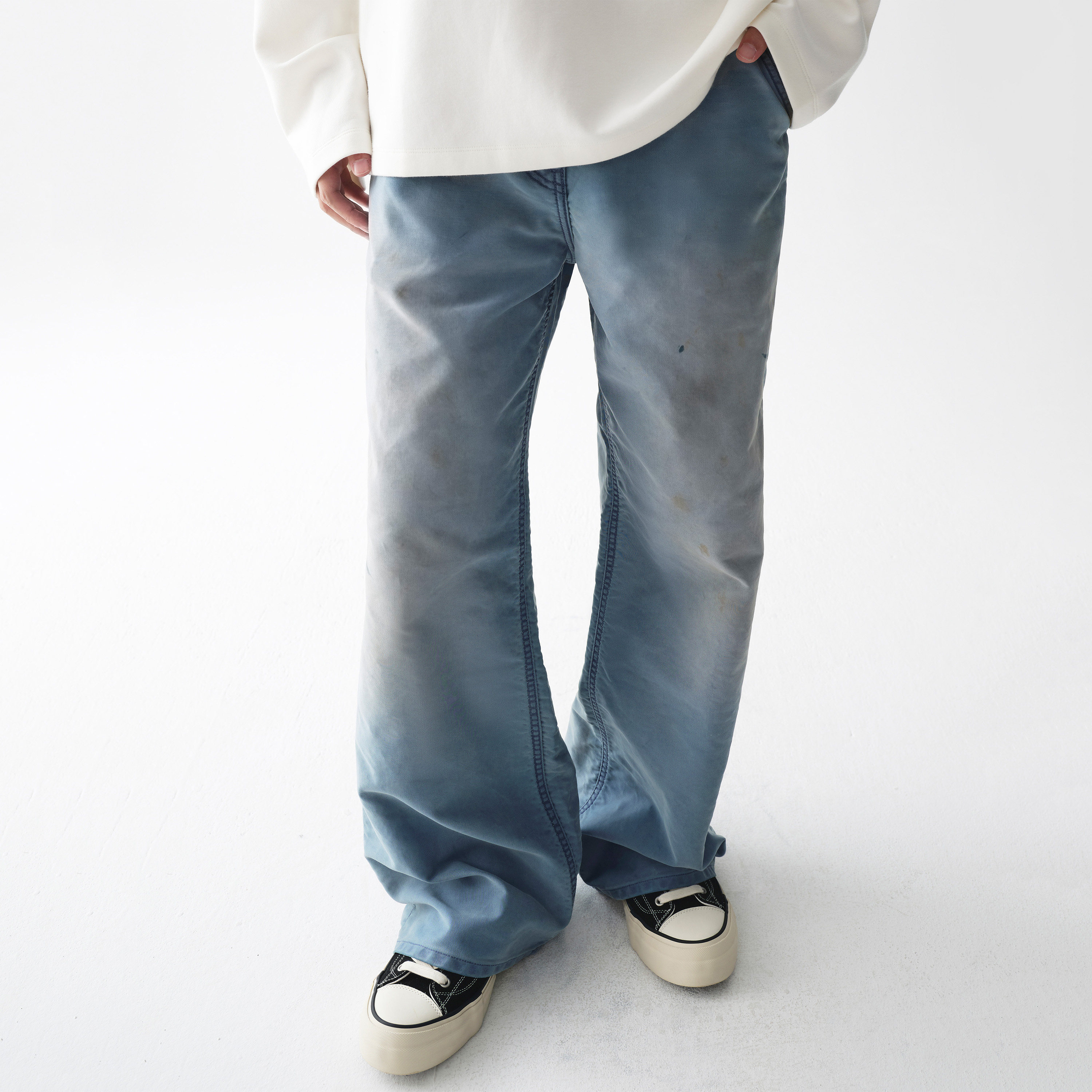 【绿标】haonanhuang 鼹鼠皮Moleskin洗水做旧法工裤直筒工装长裤,男装,牛仔裤,淘宝优惠券,粉丝福利购,淘宝优惠卷