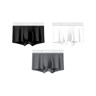 内裤 haonanhuang 60S兰精莫代尔冰丝凉感高弹抗菌柔软男士