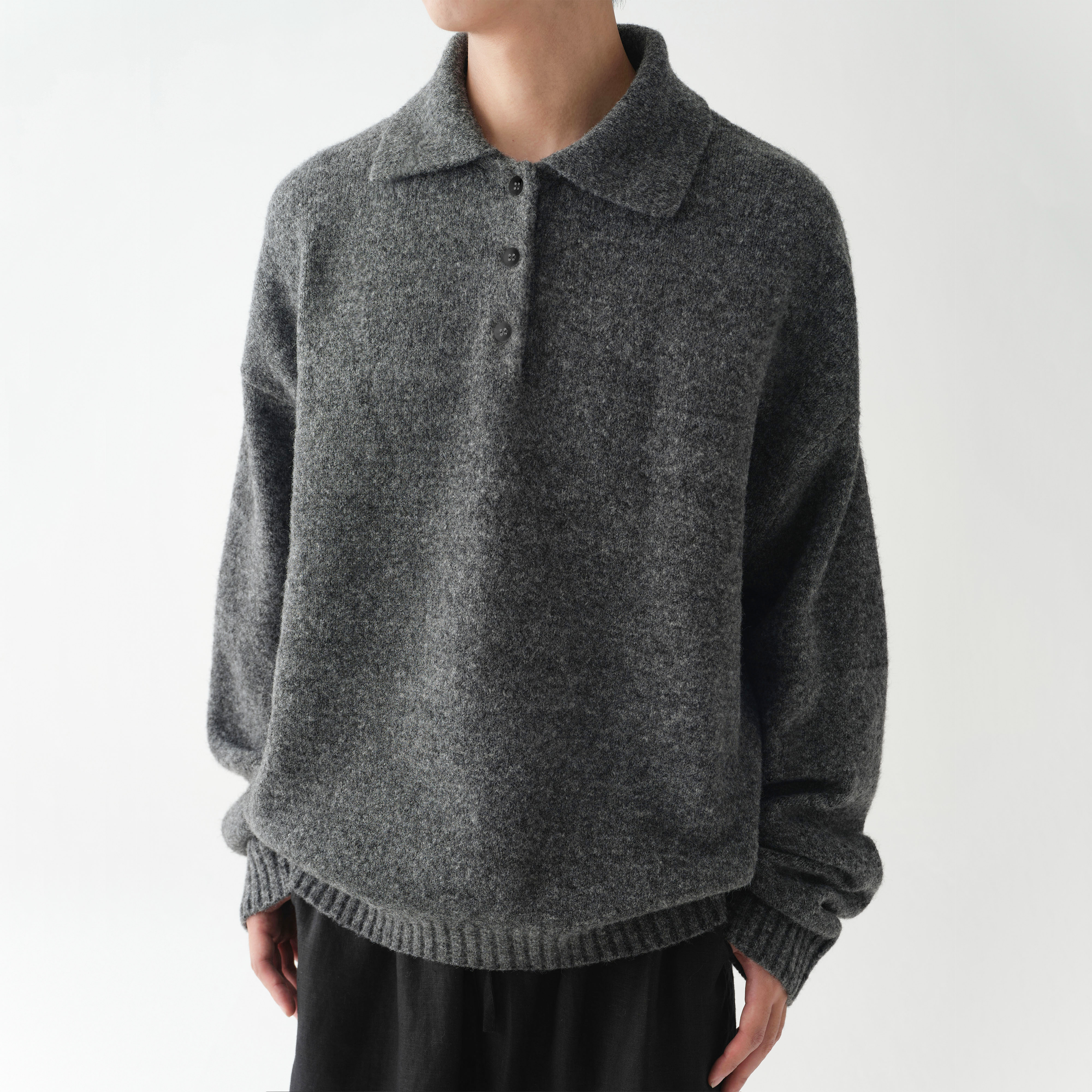 haonanhuang新贵风毛织polo衫