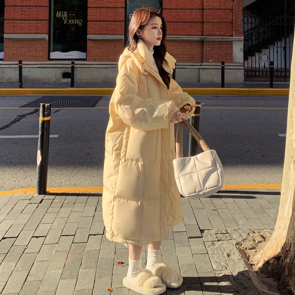 羽绒棉服女胖妹妹冬季2024新款奶fufu爆款棉衣中长款韩系加厚外套