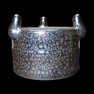 三足鼎立仿宋建盏茶杯主人杯茶盏陶瓷大容量家用办公特色盏杯高档