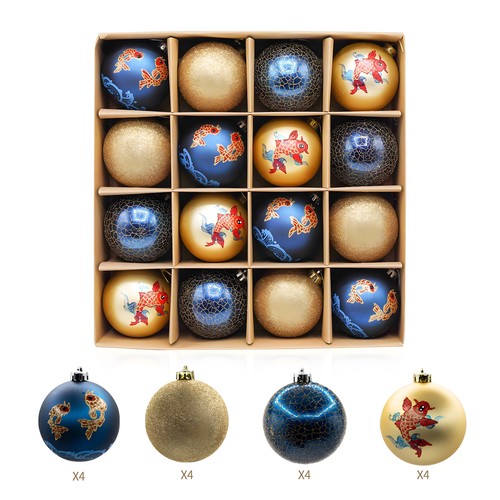 盈浩新中式国潮锦鲤圣诞装饰品