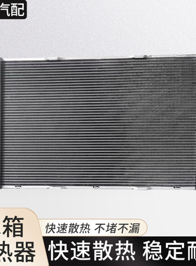 适用于奥迪A6 A4 A8 A4L A6L Q5 Q7 C6 散热网空调水箱总成汽水箱