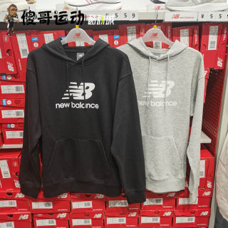 New Balance NB男子舒适百搭运动休闲连帽卫衣套头衫 MT41501