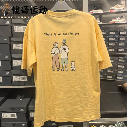 NEW BALANCE/NB 男女中性卡通印花夏季舒适运动T恤短袖 5ED26031
