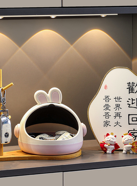 玄关钥匙收纳盒摆件入户门鞋柜客厅家居装饰品置物架乔迁新居礼品