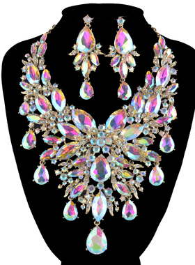 YOUFIR夸张大气项链高级套链