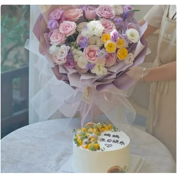 桦南县客运总站世纪商厦汤原县九州商厦玫瑰花生日蛋糕鲜花店女神