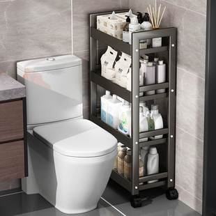 卫生间置物架落地多层马桶侧边收纳架洗手间收纳架浴室厕所缝隙柜