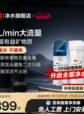 3m净水器家用直饮厨房滤水器母婴超滤净水机饮用水过滤器DWS2098