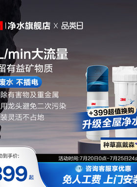 3m净水器家用直饮厨房滤水器母婴超滤净水机饮用水过滤器DWS2098