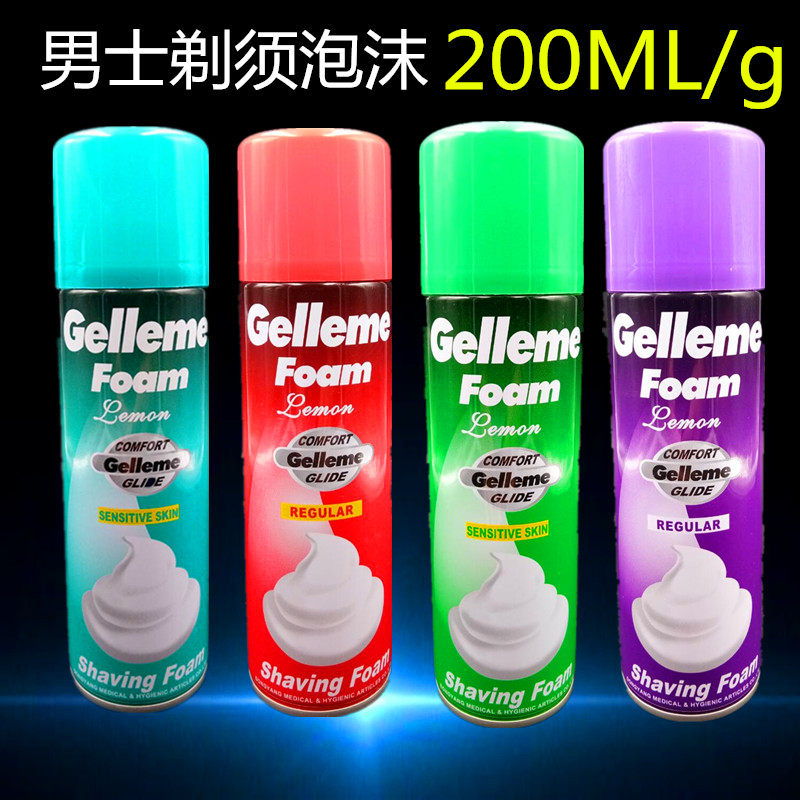 GUIIELLE 남성용 면도 폼 면도 크림 면도기 수동 면도기 젤 200ML|병