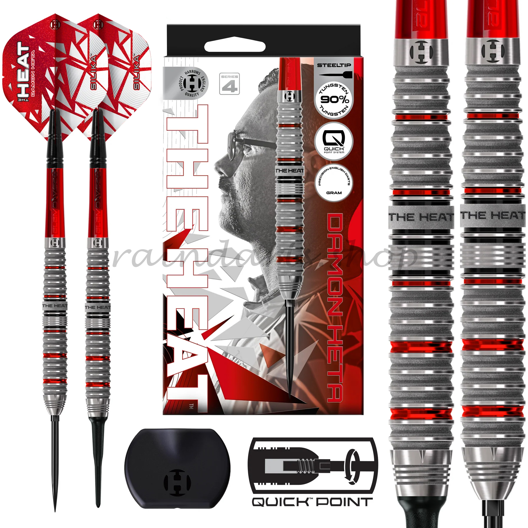 DAMONHETA90%S4钨钢飞镖套装