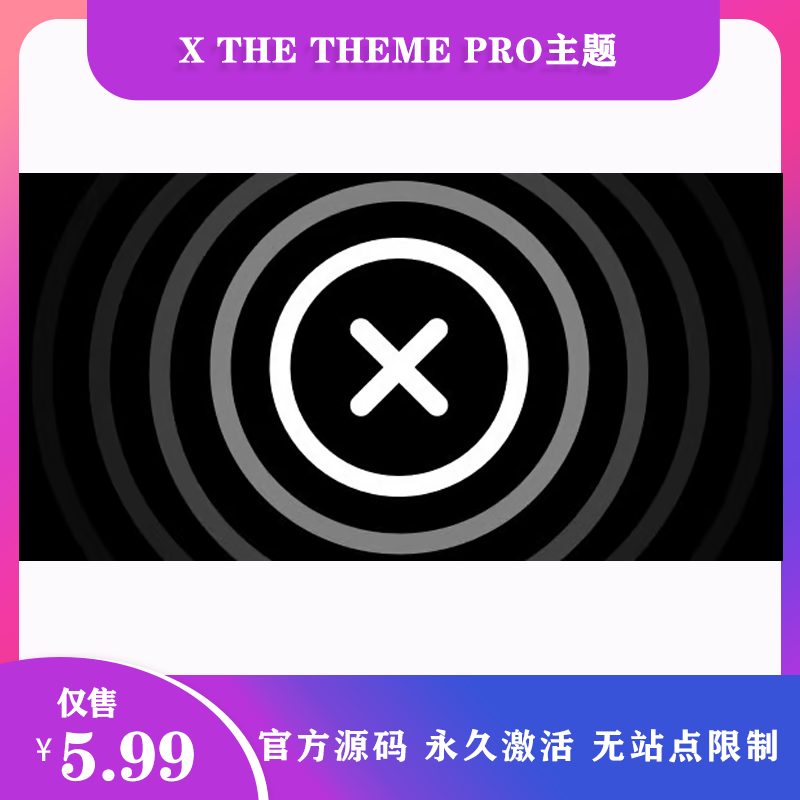 X The Theme Pro 自定义设计可视化编辑高级WordPress企业主