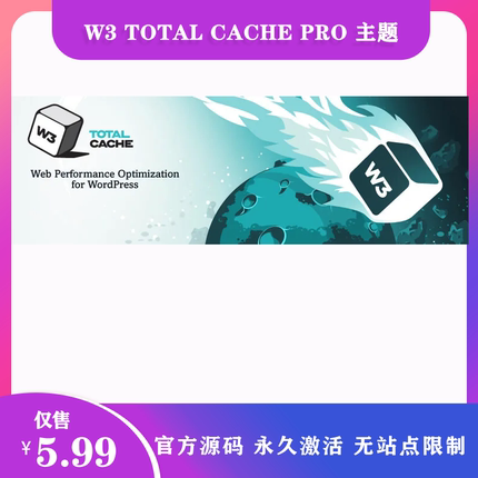 W3 Total Cache Pro 汉化中文版WordPress缓存优化专业加速插件