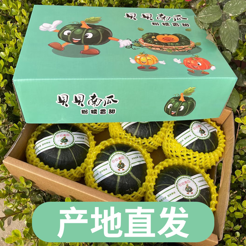 贝贝南瓜南瓜礼盒装宝宝辅食果蔬