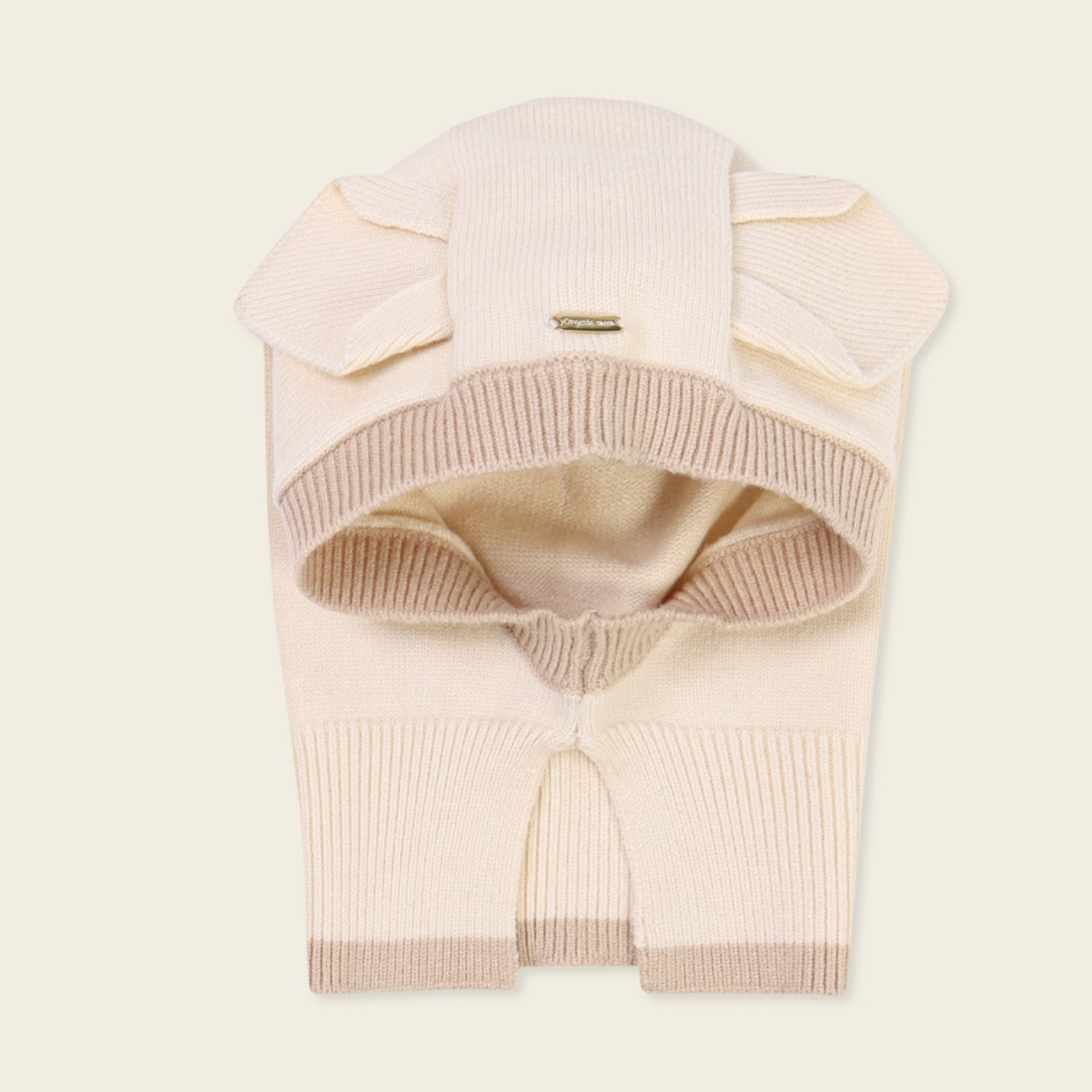 organic mom有机妈妈韩国代购2025春秋儿童可爱卡通耳朵针织帽子