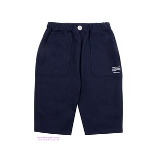 100 童装 165 2024春夏儿童中大童海军蓝休闲五分裤 been韩国代购