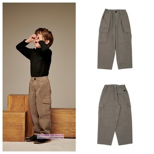 110 洋气童装 145 2023秋春儿童中大童灰色休闲长裤 been韩国代购