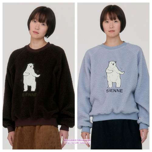 韩国2024秋冬圆领长袖卫衣