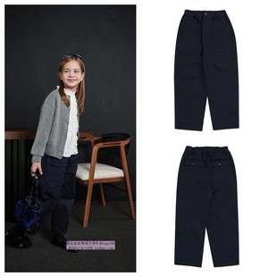 100 童装 165 2024秋春儿童中大童海军蓝休闲裤 been韩国直邮代购