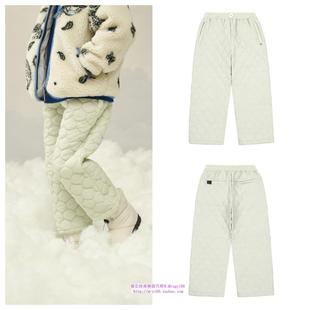 100 童装 165 2024秋冬男女童中大童薄荷色夹棉裤 been韩国直邮代购