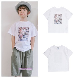 110 T恤童装 165 2024夏儿童白色海螺贝壳套头休闲短袖 been韩国代购