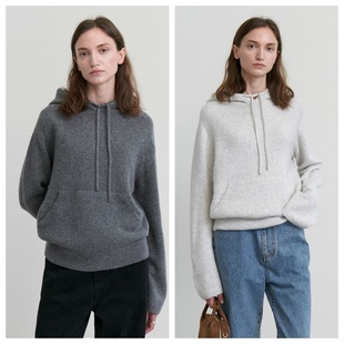 连帽长袖 韩国step 百搭针织衫 2025春秋女时尚 上衣 around直邮代购