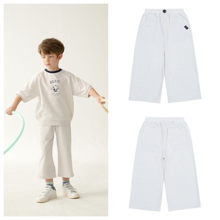 100 童装 165 2025春夏儿童中大童象牙白七分裤 been韩国直邮代购