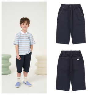 100 童装 165 2025春夏儿童中大童海军蓝七分裤 been韩国直邮代购