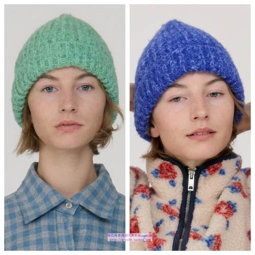 2024秋春圆顶帽无沿针织帽