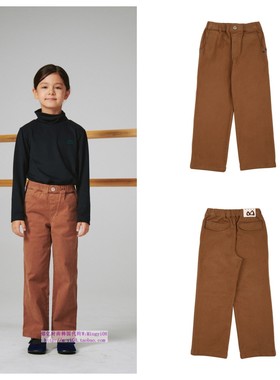 been韩国代购2023秋春儿童中大童驼色休闲长裤洋气童装110-165