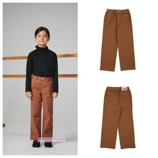 110 洋气童装 165 2023秋春儿童中大童驼色休闲长裤 been韩国代购
