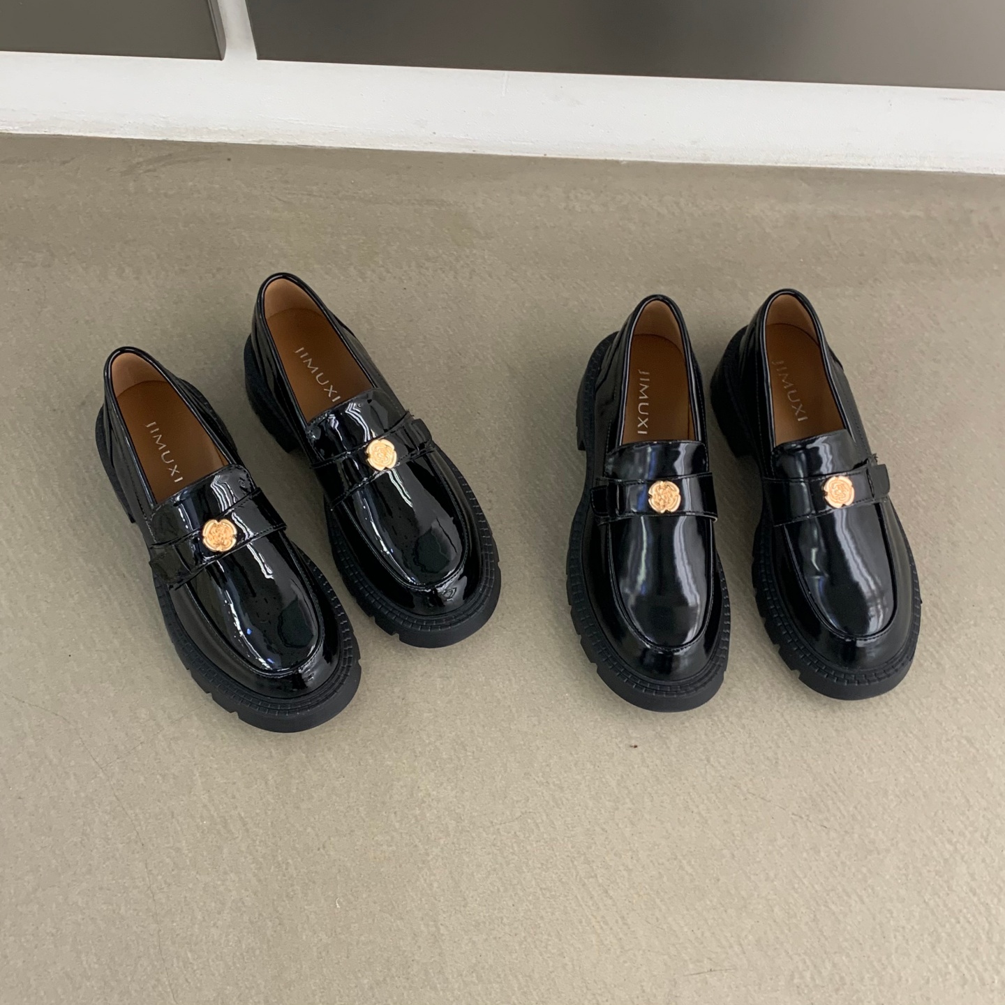 增高厚底小香风乐福鞋单鞋女鞋子2025新款春秋季法式英伦风小皮鞋