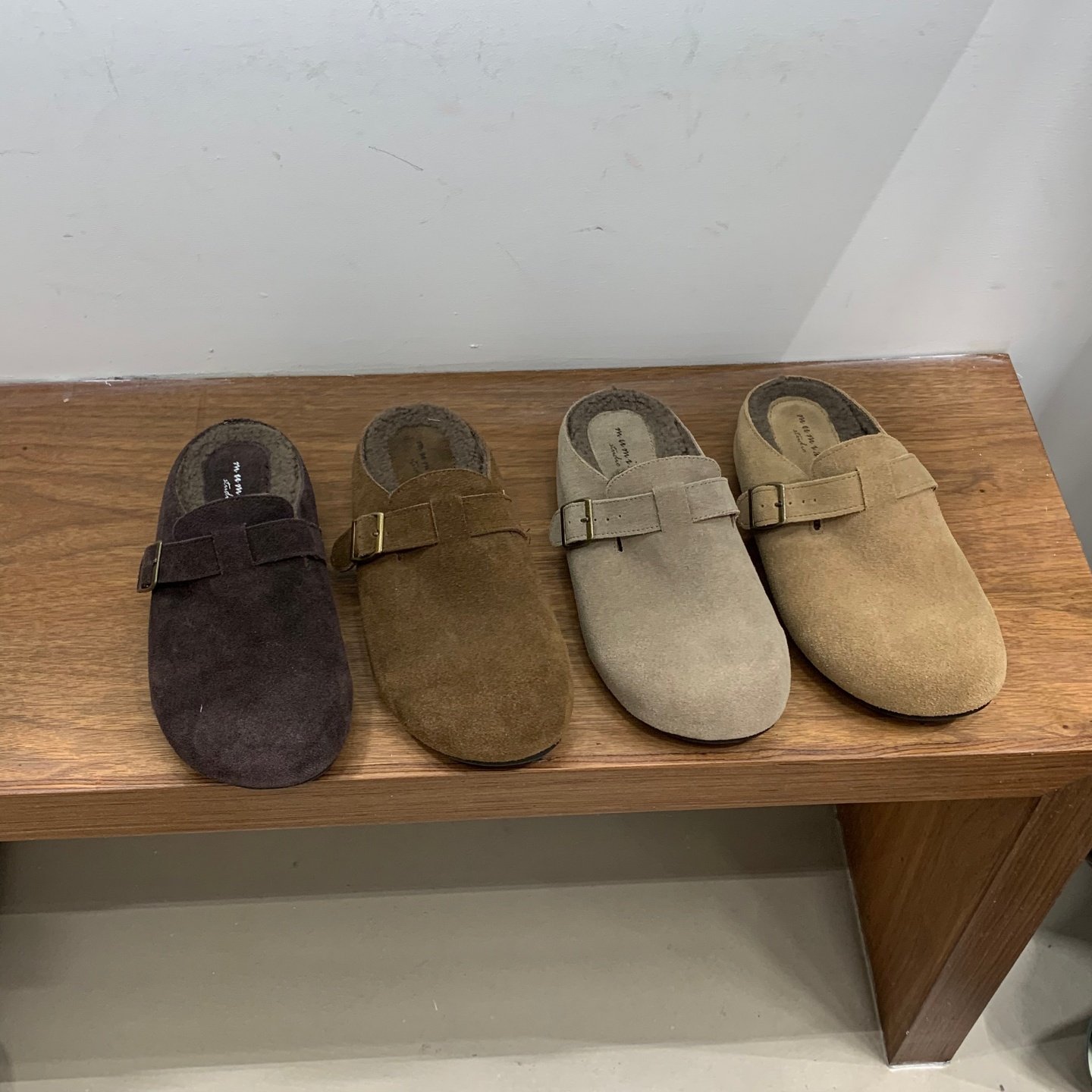 内增高真皮加绒勃肯鞋女2025秋冬季新款包头厚底一脚蹬保暖棉拖鞋,女鞋,包头拖,淘宝优惠券,粉丝福利购,淘宝优惠卷