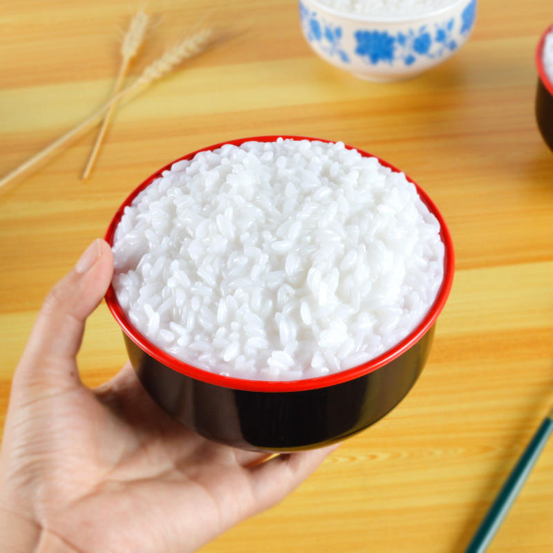 仿真食物碗整蛊搞怪碗具拍摄道具祭祀假贡品米饭碗一碗米饭模型